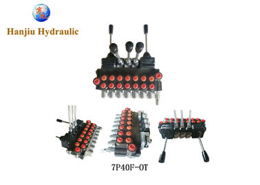 Manual Hydraulic Directional Control Valves 20L/Min To 200L/Min 1-12 Spool Spring Return Detent Return And Floating