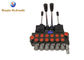 6 Spool Hydraulic Directional Control Valve 11gpm (40l/ Min ) 6P40 + 2 Joysticks