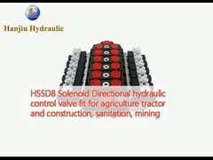 HSSD8 Ventilateur de commande hydraulique directionnel solénoïde adapté aux tracteurs agricoles et à la construction, à l'assainissement et à l'exploitation minière