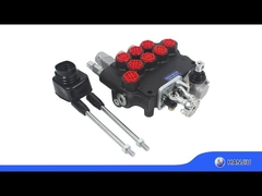 soupape hydraulique monobloc 3P80, type de contrôle de l'air + contrôle manuel avec BSPP 1/2 ports pour les moissonneuses