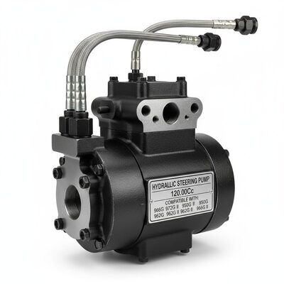 120.00Cc Hydraulic Steering Pump for Wheel Bulldozer Compatible with 966G 972G II 950G II 950G 972G 962G 962G II 966G II
