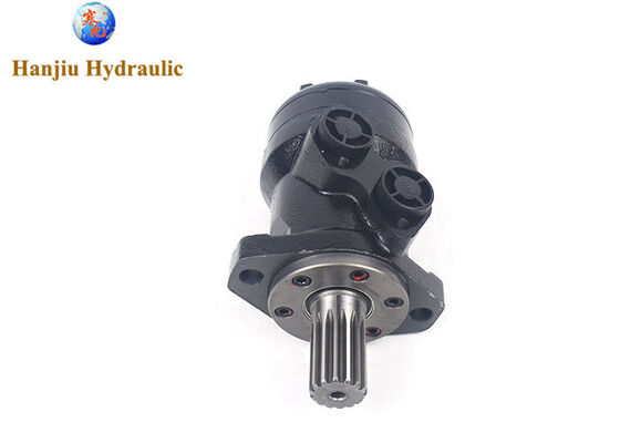 Hydraulic orbital motor BMR80 with 2 bolts flange, spline shaft , BSPP ports