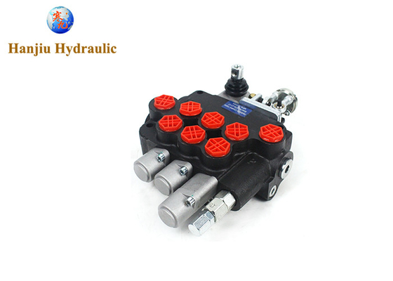 Valve hydraulique monobloc 3P80 de type contrôle de l'air + contrôle manuel avec BSPP 1/2 ports pour les moissonneuses