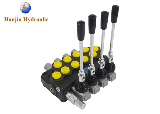 HSSD5 Valve de commande directionnelle manuelle 4 type de bobine de cylindre à bobine monobloc