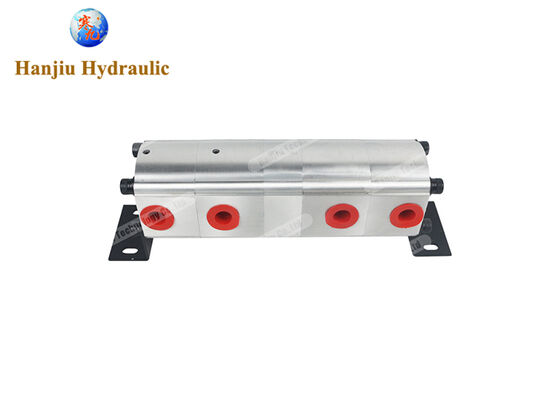 FMA-4N-8.8S Distributeur d'engrenage à quatre voies avec cylindrée de 8,8 cm³, matériau en fonte et pression de 21 MPa pour engins mobiles