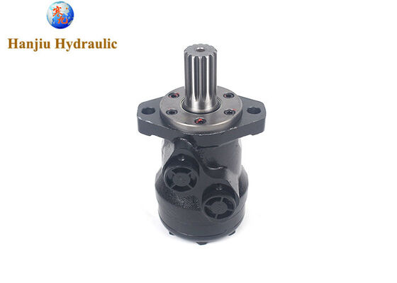 Moteur orbital hydraulique BMR80 avec 2 boulons, flange, arbre de spline, ports BSPP